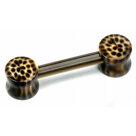 STRATEGIC BRANDS 3.78 in. Cone Pull - Leopard Skin 30274